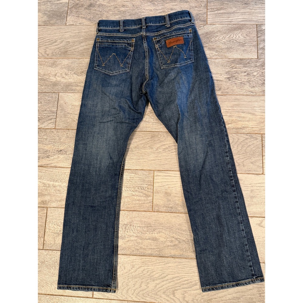 Wrangler Retro Slim Boot Jeans 32x32 Mens 32 x 32 Bootcut Western Denim - Picture 2 of 11